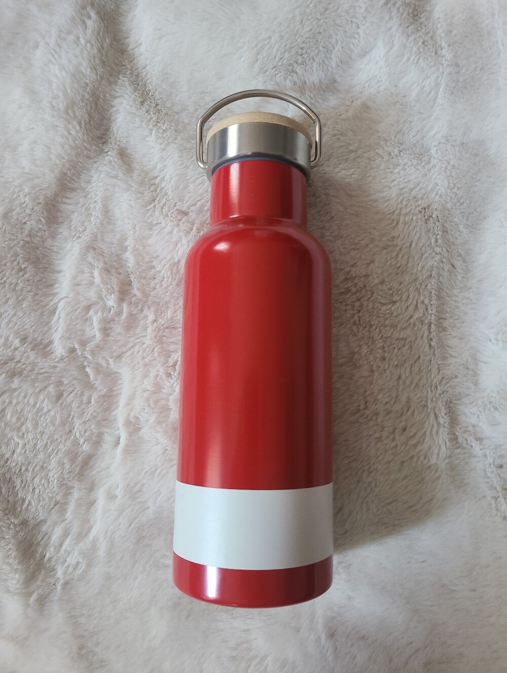 Hudson's Bay Company Red Stainless Steel Water Bottle